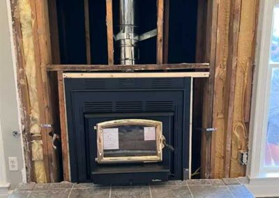 Stove Insert Installation